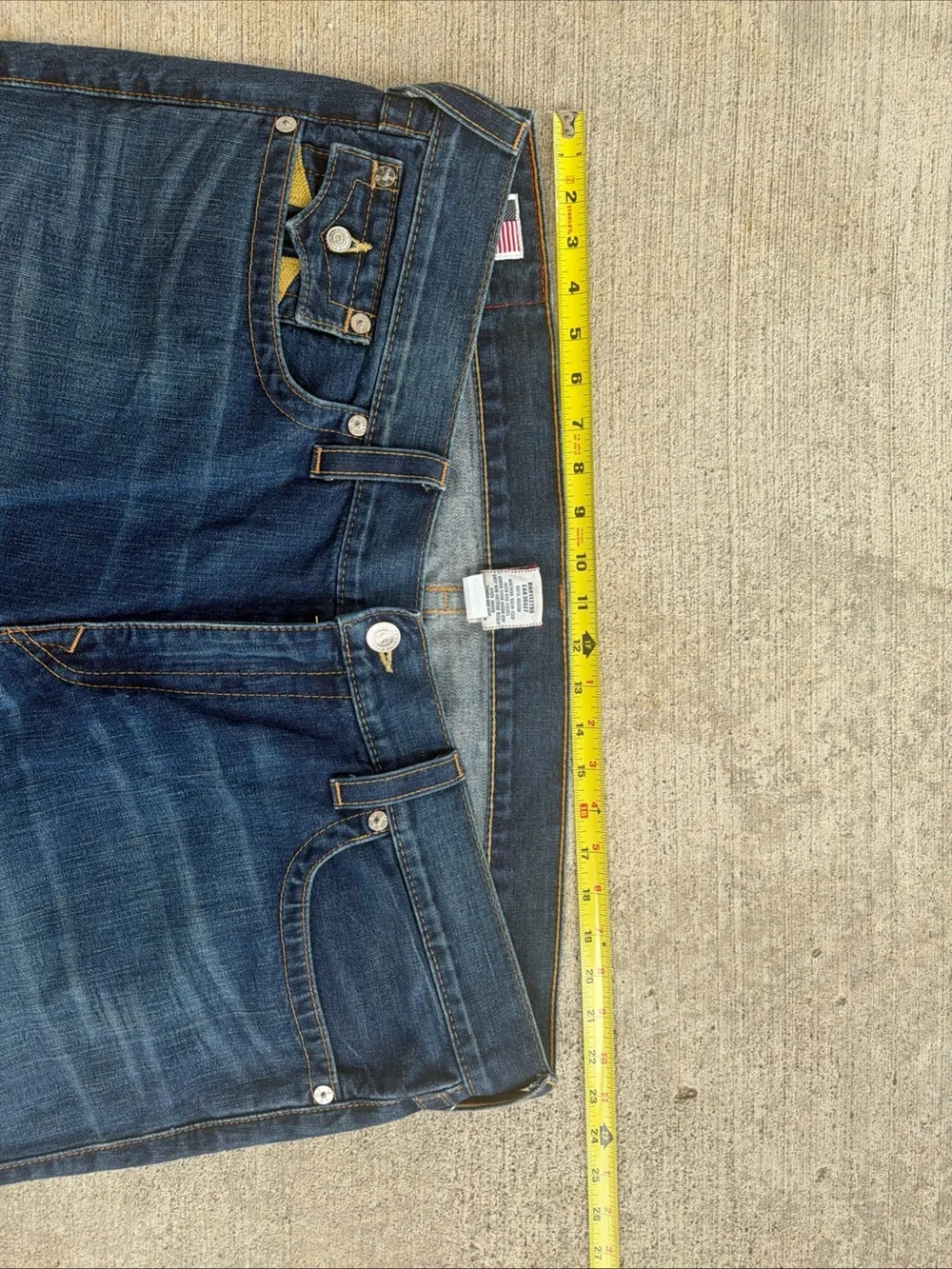 Vintage True Religion Ricky  Jeans Men’s 42 X 34Thick Stitch USA
